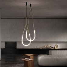 Dekorative Design-Leuchte mit flexibler LED-Röhre
