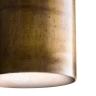 Zylinderförmiger Deckenspot in Messing brüniert,...