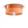 Kleines Modell der Deckenlampe in Pfirsich-Orange