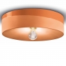 Groes Modell der Deckenlampe in Pfirsich-Orange