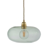 Vintage-Lampe Horizon mit Glas im Farbton Forest Green an...