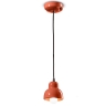 Kleines Modell der Hngelampe mit Schirmen im Farbton Aprikose