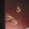 Schwerelose LED-Hngeleuchte mit Gitterschirm