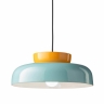 Moderne Hngelampe Maracana in der Farbkombination Gelb/Himmelblau