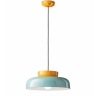 Moderne Hngelampe Maracana in der Farbkombination Gelb/Himmelblau